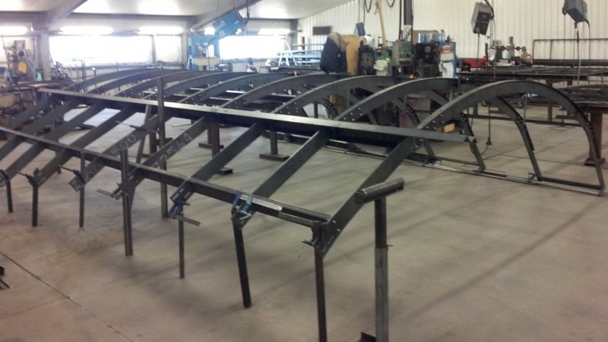 Montage à blanc d'une véranda