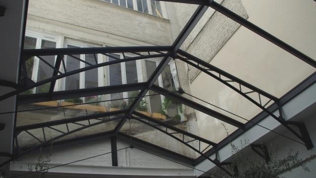 Verrière de toiture style Eiffel